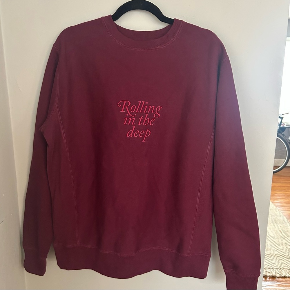 Adele Rolling in the Deep Crewneck Sweatshirt NWT Size S